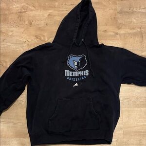 Adidas Navy Memphis Grizzlies Hoodie